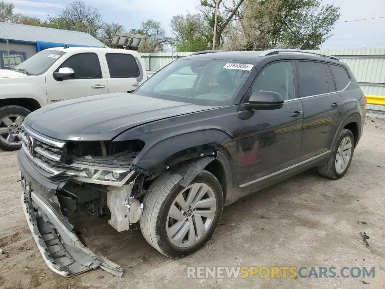 1 Photograph of a damaged car 1V2BR2CA8MC560592 VOLKSWAGEN ATLAS 2021