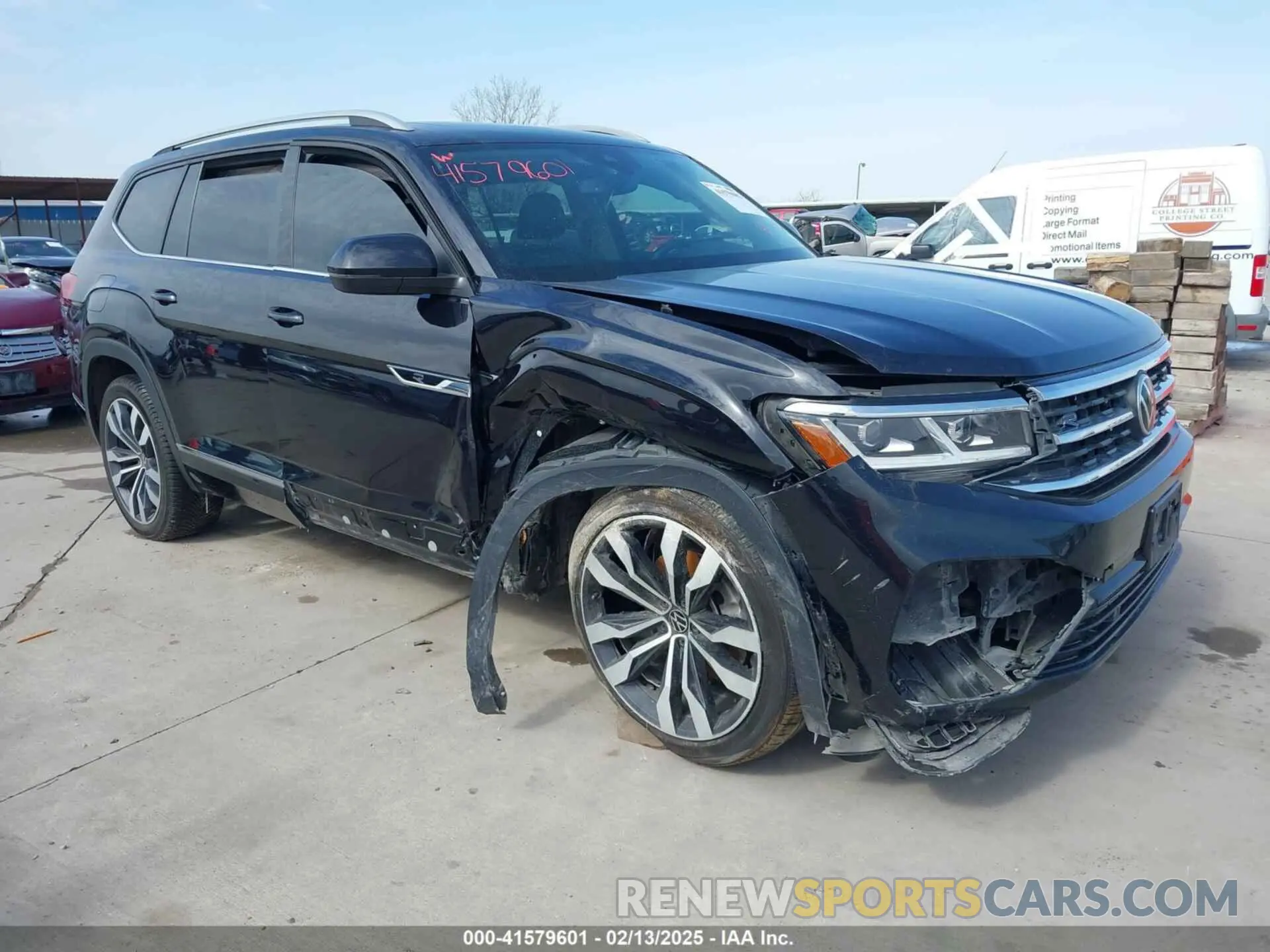 6 Photograph of a damaged car 1V2CR2CA7MC599811 VOLKSWAGEN ATLAS 2021