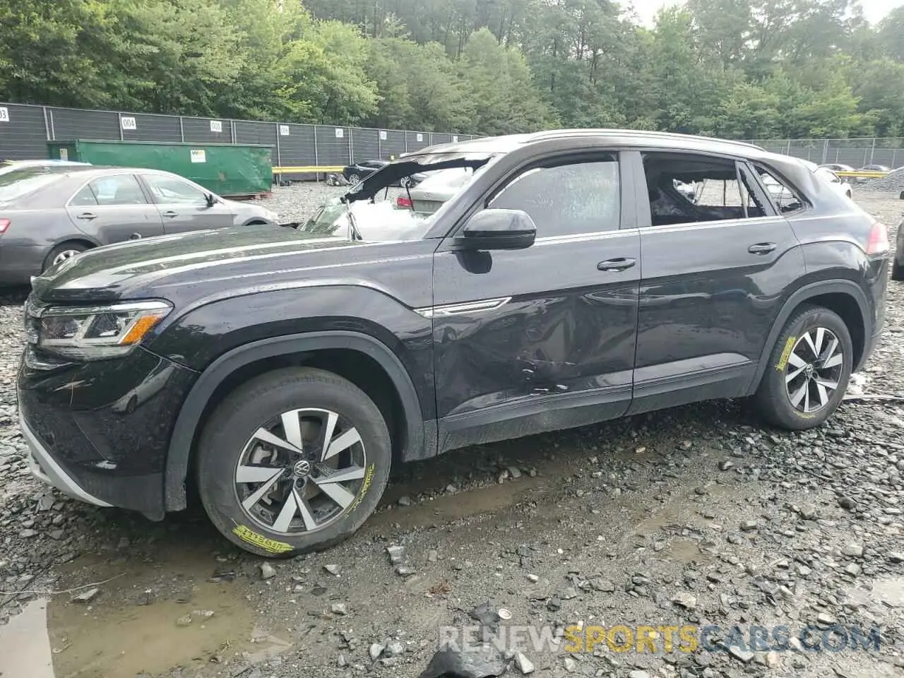1 Photograph of a damaged car 1V2DC2CA1MC219139 VOLKSWAGEN ATLAS 2021