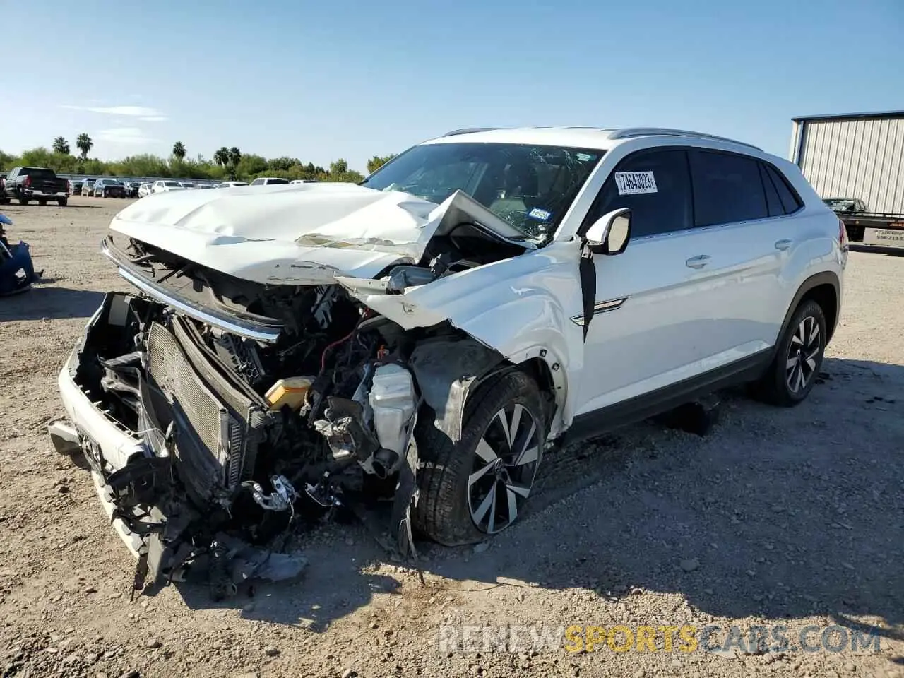 1 Photograph of a damaged car 1V2DC2CA9MC214268 VOLKSWAGEN ATLAS 2021