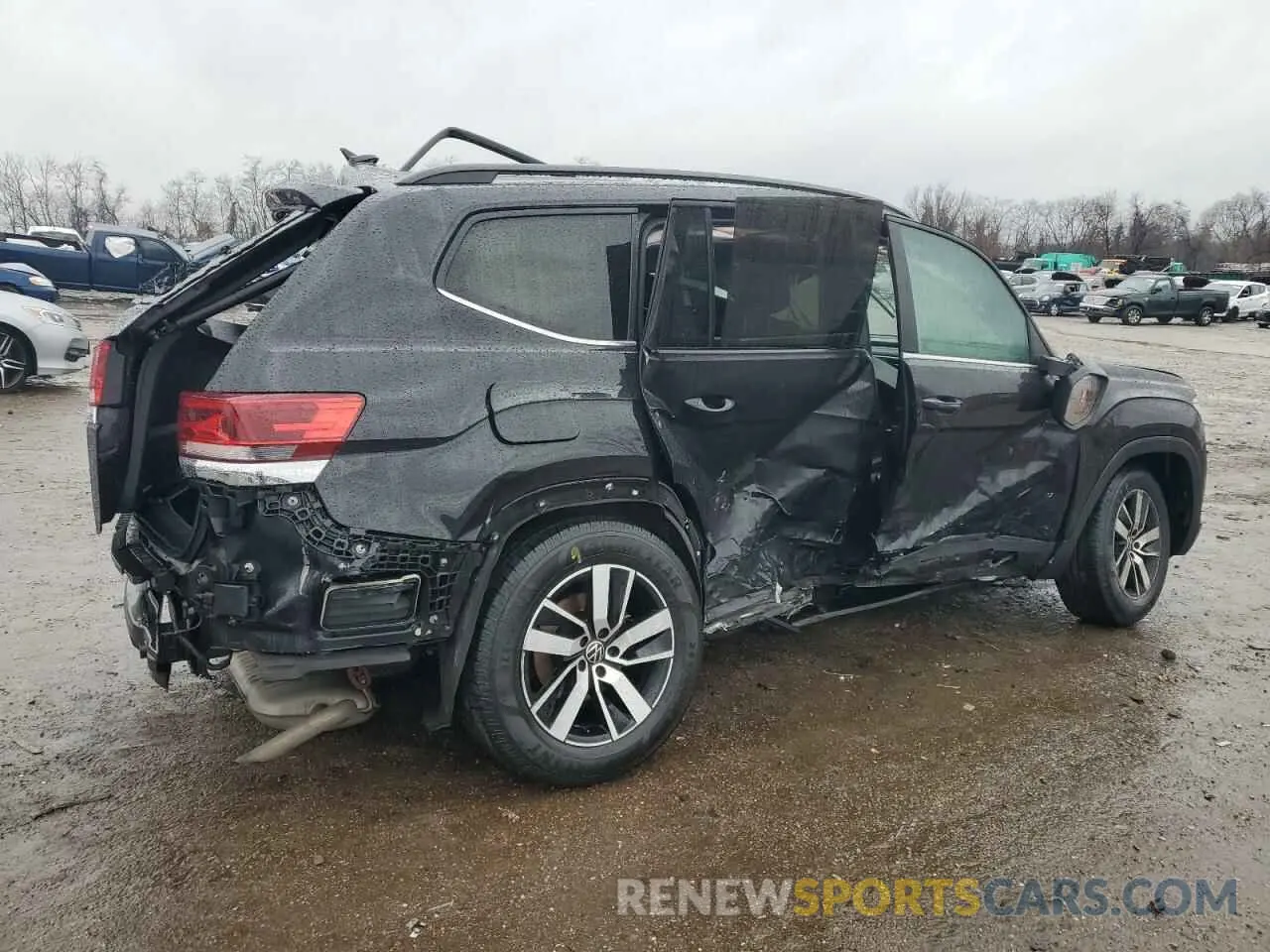 3 Photograph of a damaged car 1V2DP2CA5MC527029 VOLKSWAGEN ATLAS 2021