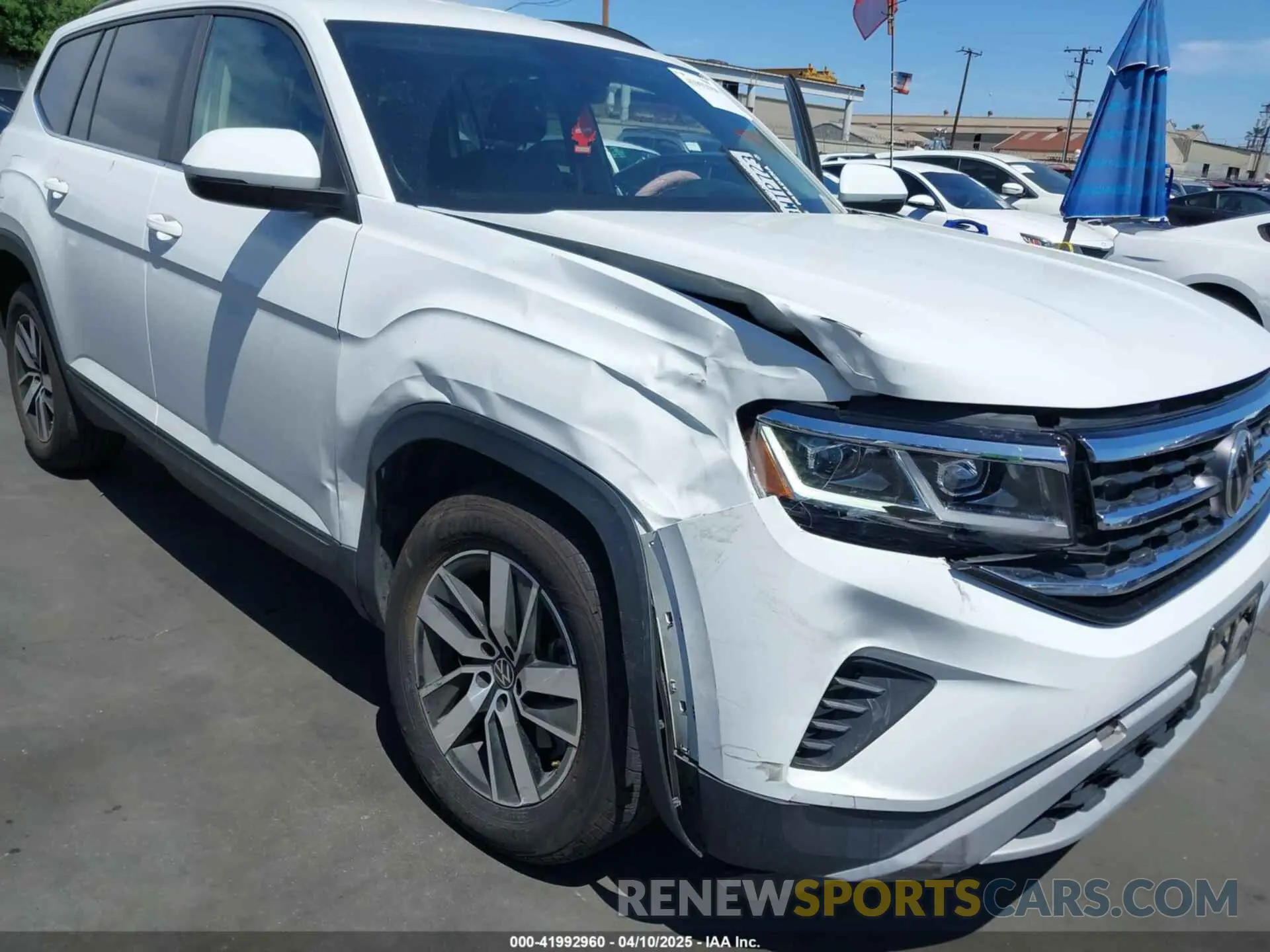 6 Photograph of a damaged car 1V2DP2CA5MC591104 VOLKSWAGEN ATLAS 2021