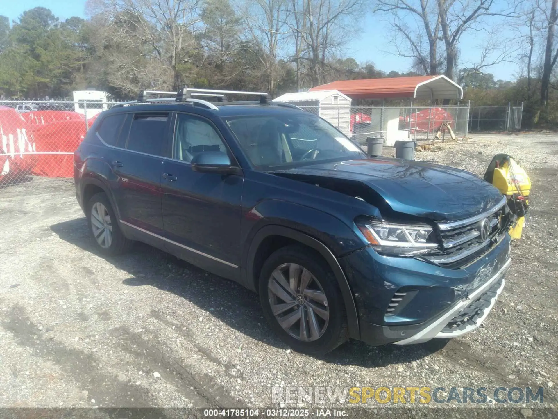1 Photograph of a damaged car 1V2ER2CA9MC536024 VOLKSWAGEN ATLAS 2021