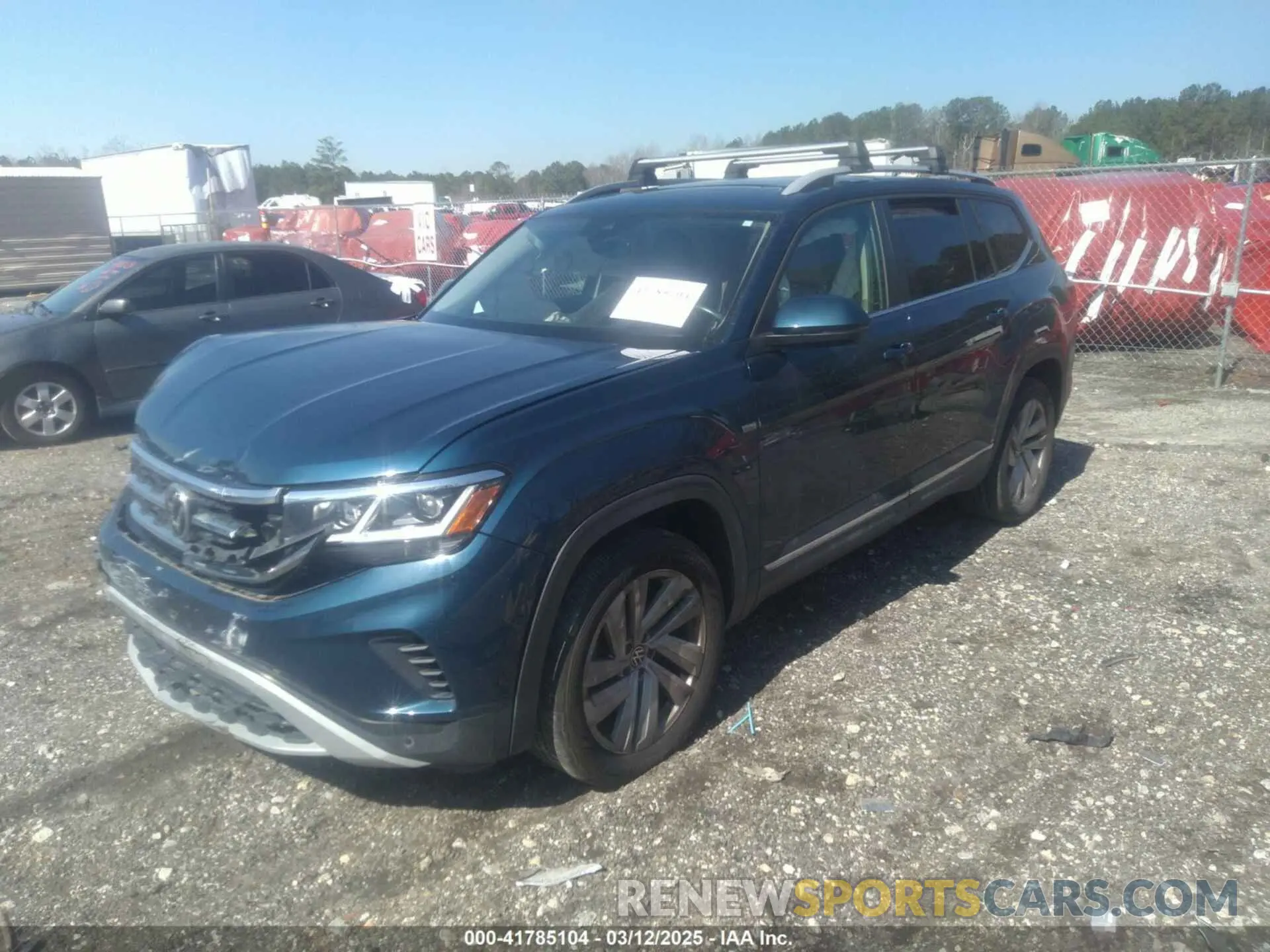 2 Photograph of a damaged car 1V2ER2CA9MC536024 VOLKSWAGEN ATLAS 2021