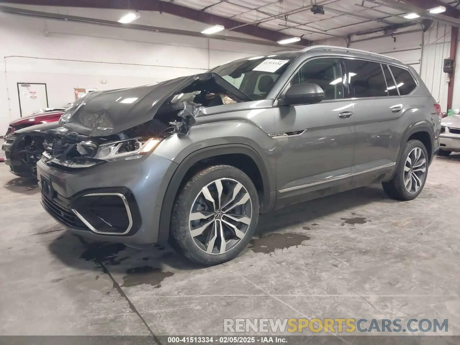 2 Photograph of a damaged car 1V2FR2CA1MC589014 VOLKSWAGEN ATLAS 2021
