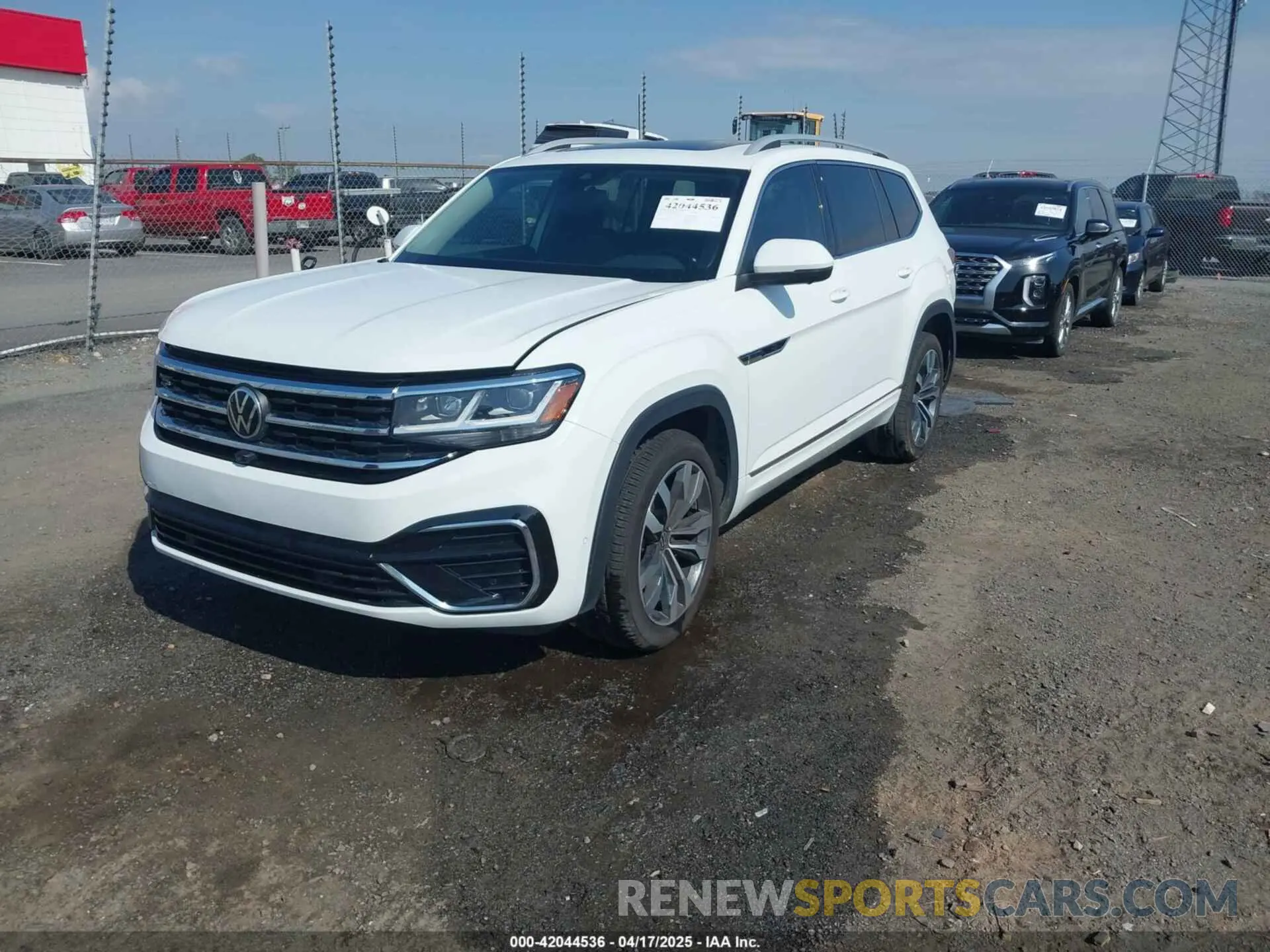 2 Photograph of a damaged car 1V2FR2CA6MC510307 VOLKSWAGEN ATLAS 2021
