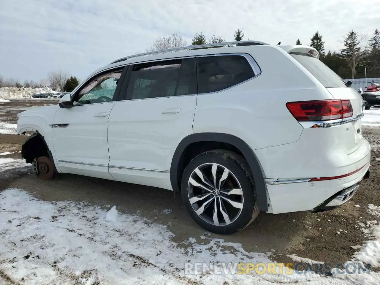 2 Photograph of a damaged car 1V2FR2CA8MC561355 VOLKSWAGEN ATLAS 2021