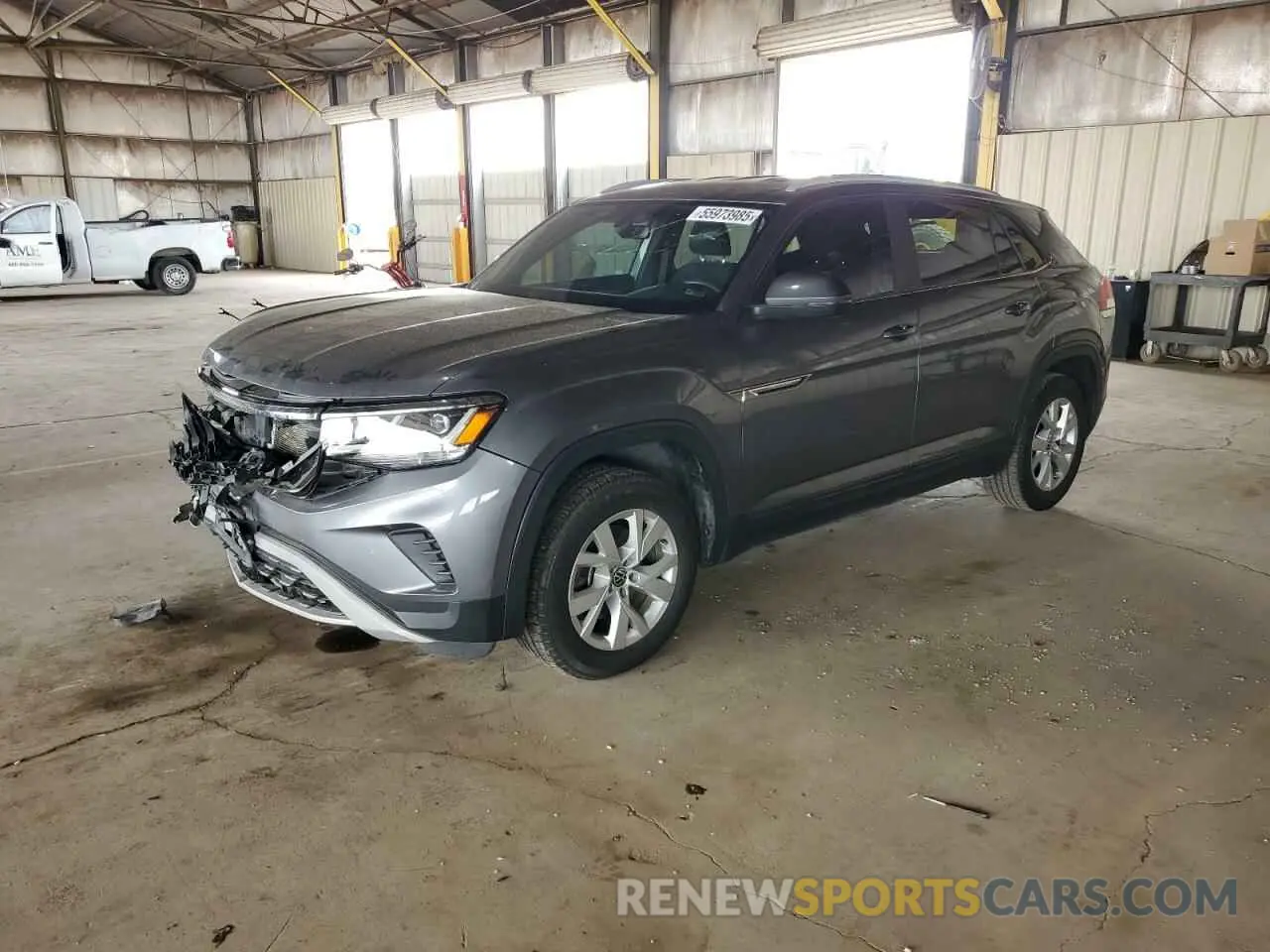 1 Photograph of a damaged car 1V2GC2CAXMC214857 VOLKSWAGEN ATLAS 2021
