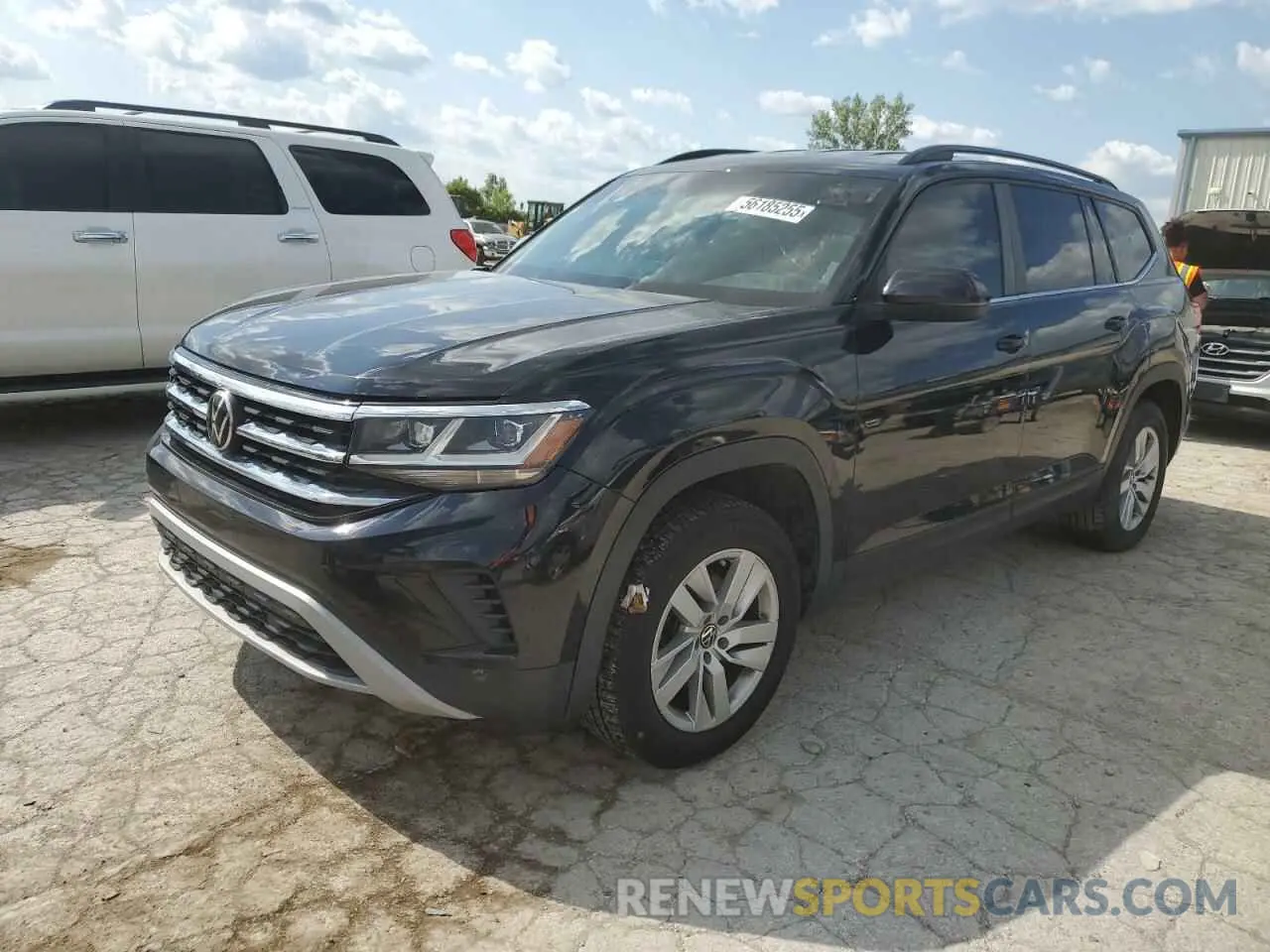 1 Photograph of a damaged car 1V2GP2CA7MC506793 VOLKSWAGEN ATLAS 2021