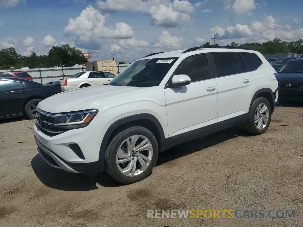 1 Photograph of a damaged car 1V2HP2CA7MC598122 VOLKSWAGEN ATLAS 2021