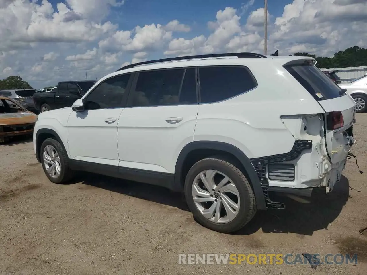 2 Photograph of a damaged car 1V2HP2CA7MC598122 VOLKSWAGEN ATLAS 2021
