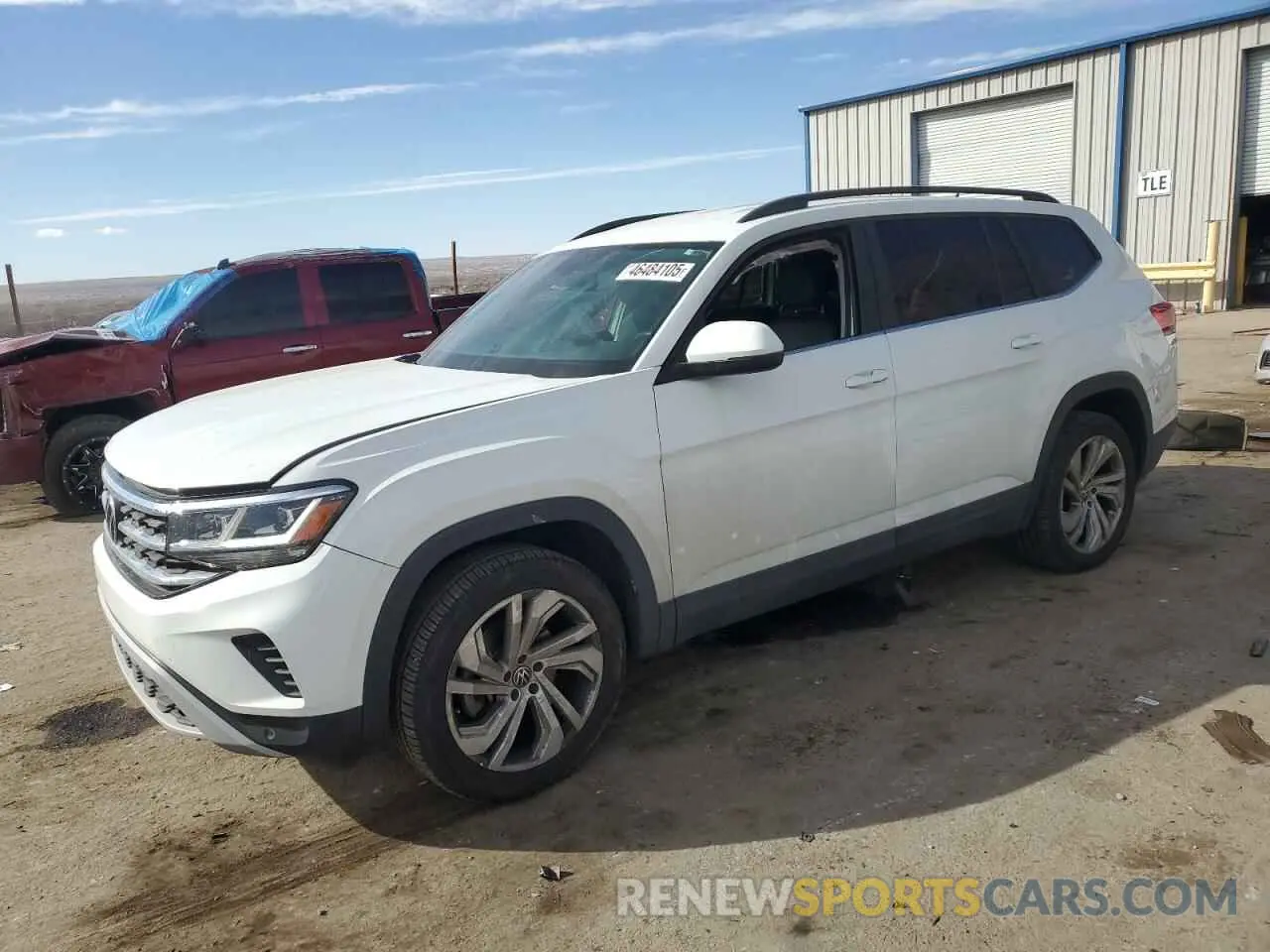 1 Photograph of a damaged car 1V2HR2CA0MC526141 VOLKSWAGEN ATLAS 2021