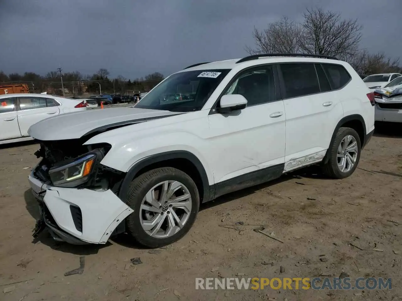 1 Photograph of a damaged car 1V2HR2CA0MC580832 VOLKSWAGEN ATLAS 2021