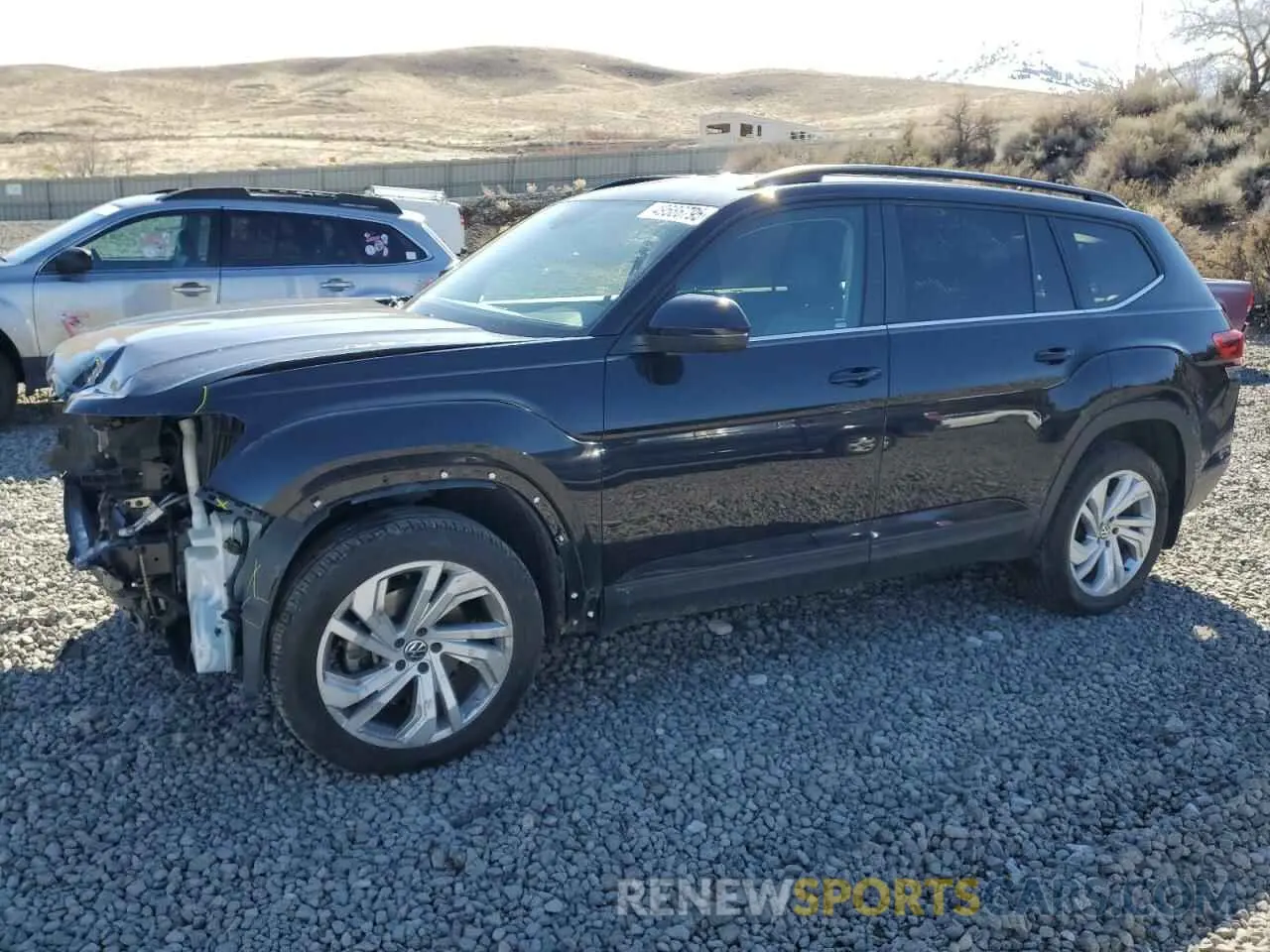1 Photograph of a damaged car 1V2HR2CA1MC513978 VOLKSWAGEN ATLAS 2021