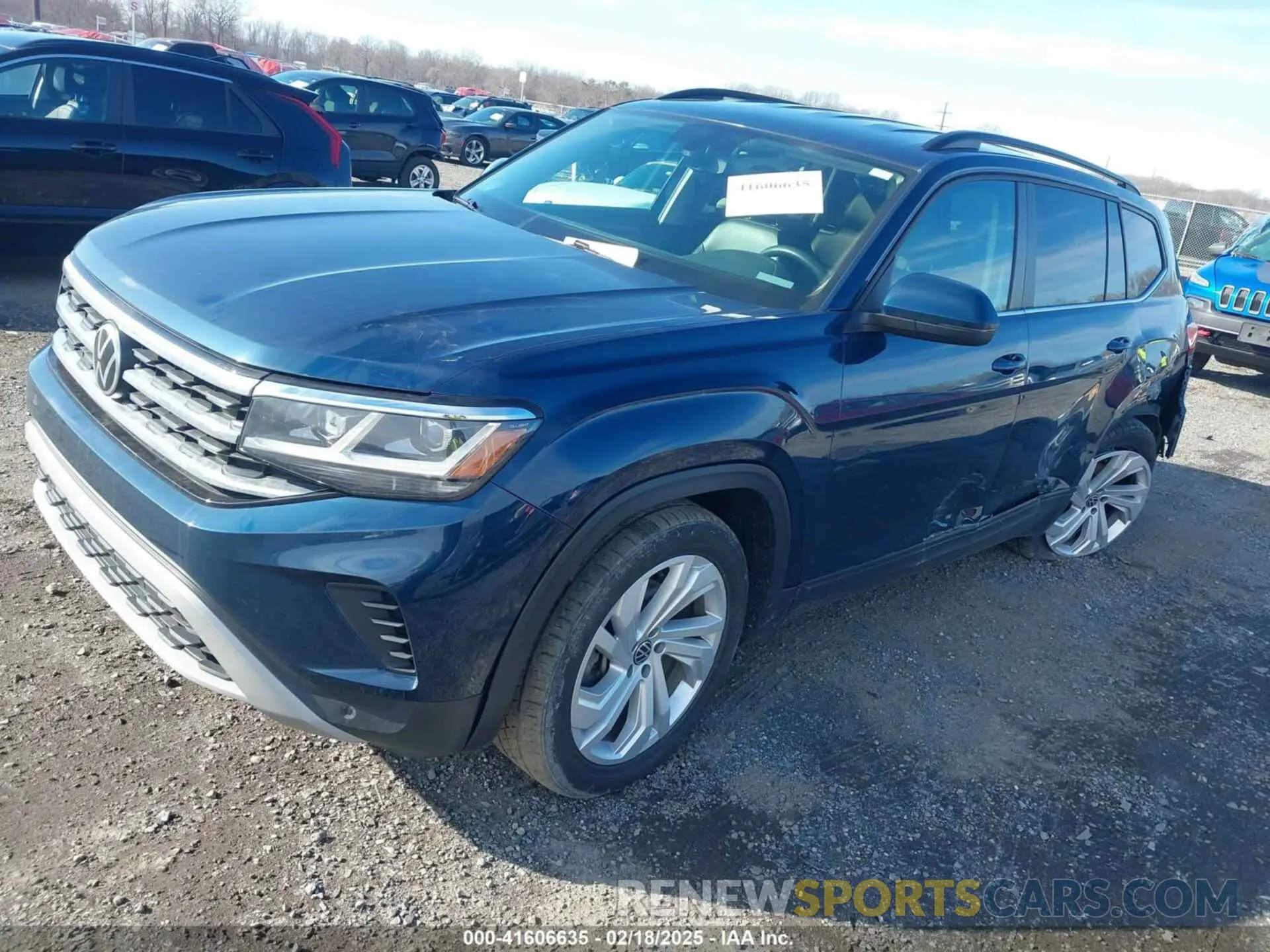 2 Photograph of a damaged car 1V2HR2CA1MC559181 VOLKSWAGEN ATLAS 2021