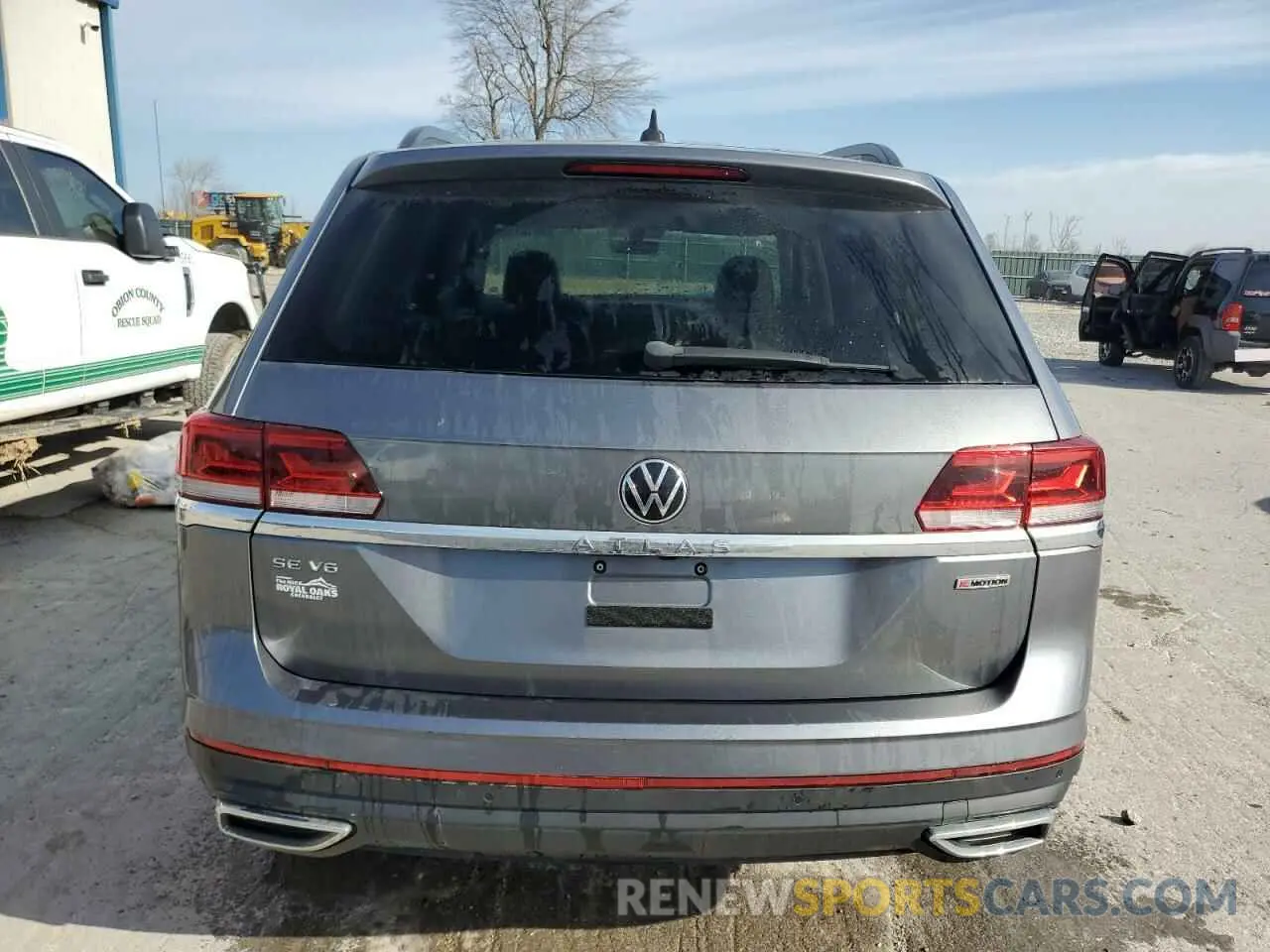 6 Photograph of a damaged car 1V2HR2CA2MC545631 VOLKSWAGEN ATLAS 2021