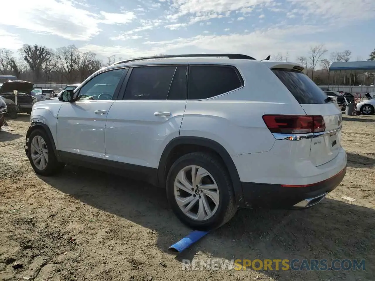 2 Photograph of a damaged car 1V2HR2CA3MC550966 VOLKSWAGEN ATLAS 2021