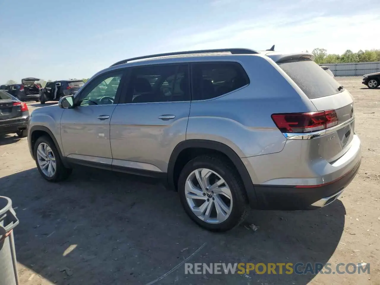 2 Photograph of a damaged car 1V2HR2CA4MC553861 VOLKSWAGEN ATLAS 2021