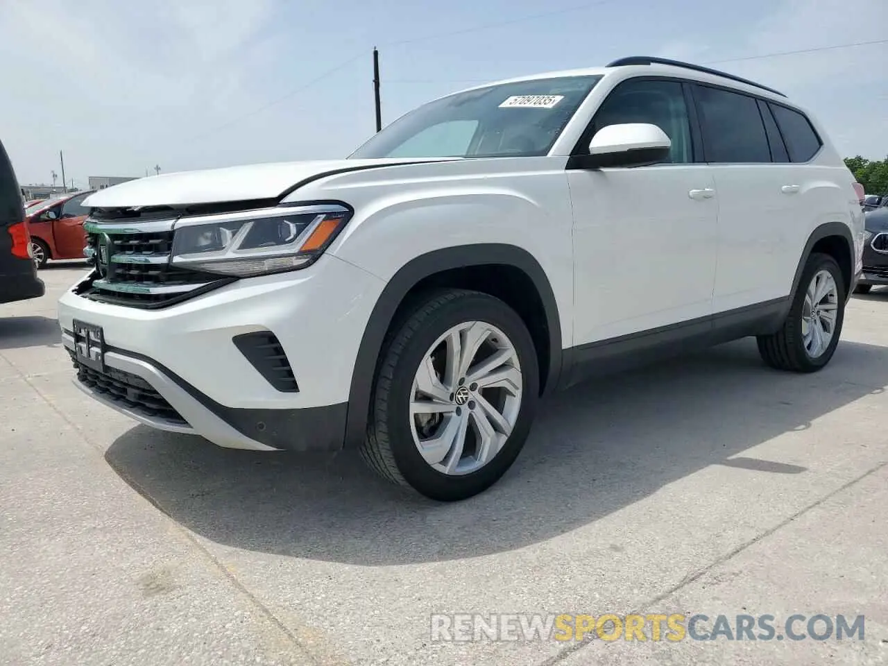1 Photograph of a damaged car 1V2HR2CA5MC576100 VOLKSWAGEN ATLAS 2021