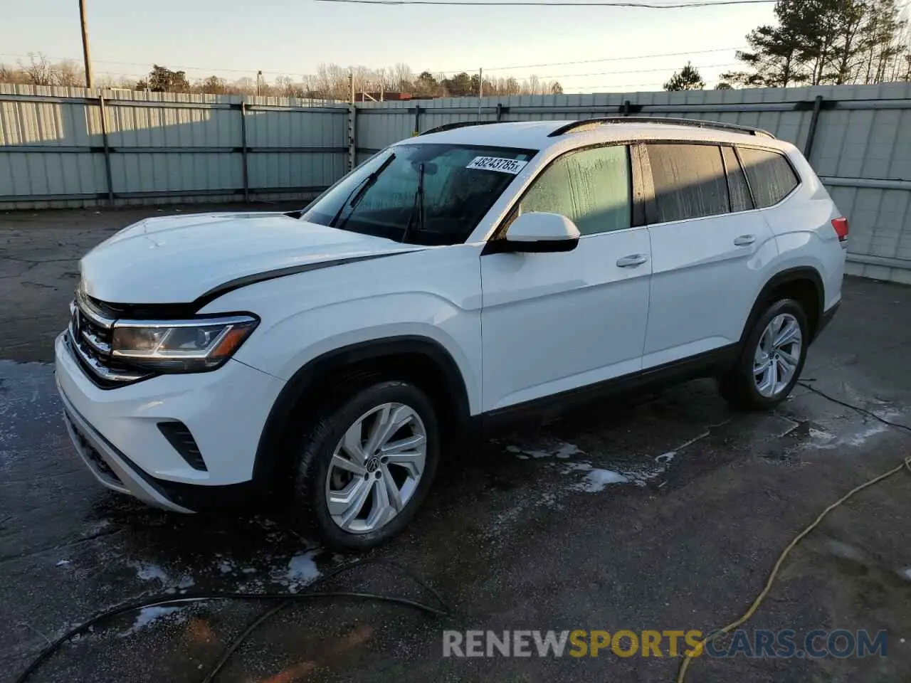 1 Photograph of a damaged car 1V2HR2CA6MC532834 VOLKSWAGEN ATLAS 2021