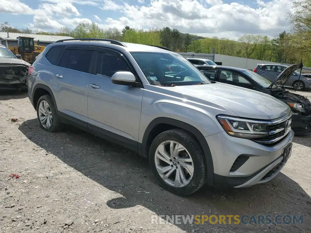 4 Photograph of a damaged car 1V2HR2CA6MC578695 VOLKSWAGEN ATLAS 2021