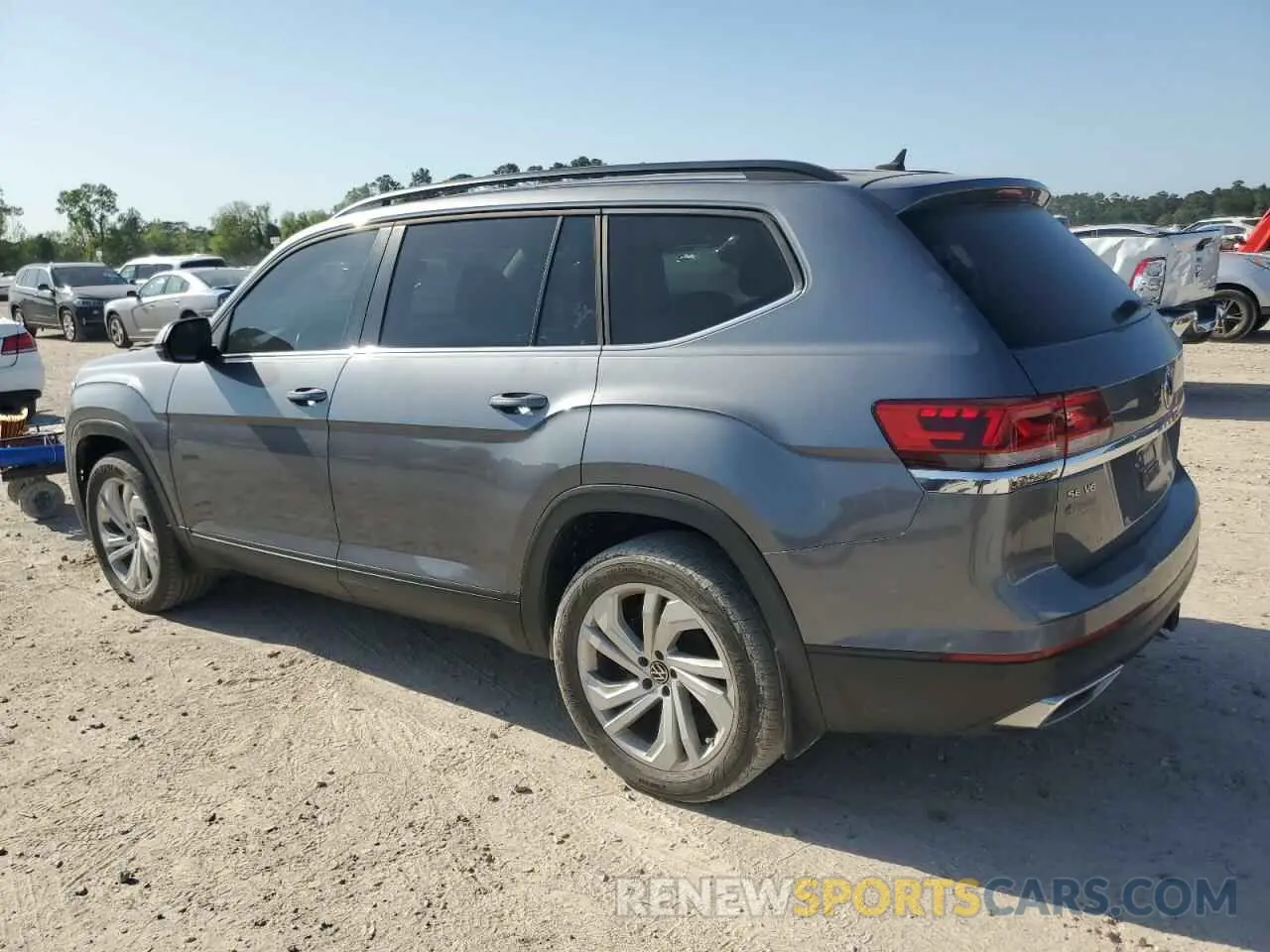 2 Photograph of a damaged car 1V2HR2CA7MC522510 VOLKSWAGEN ATLAS 2021
