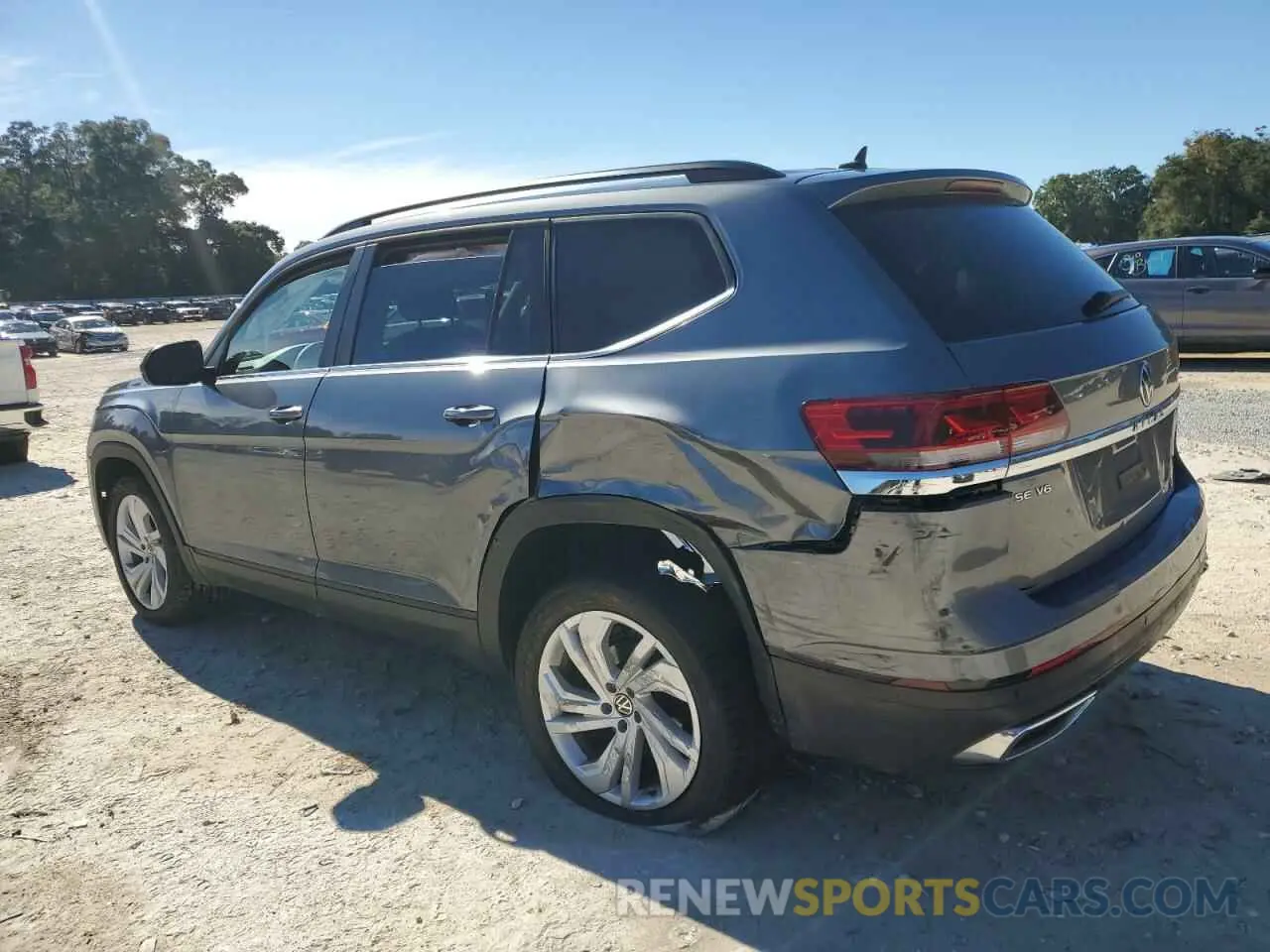 2 Photograph of a damaged car 1V2HR2CA7MC584750 VOLKSWAGEN ATLAS 2021
