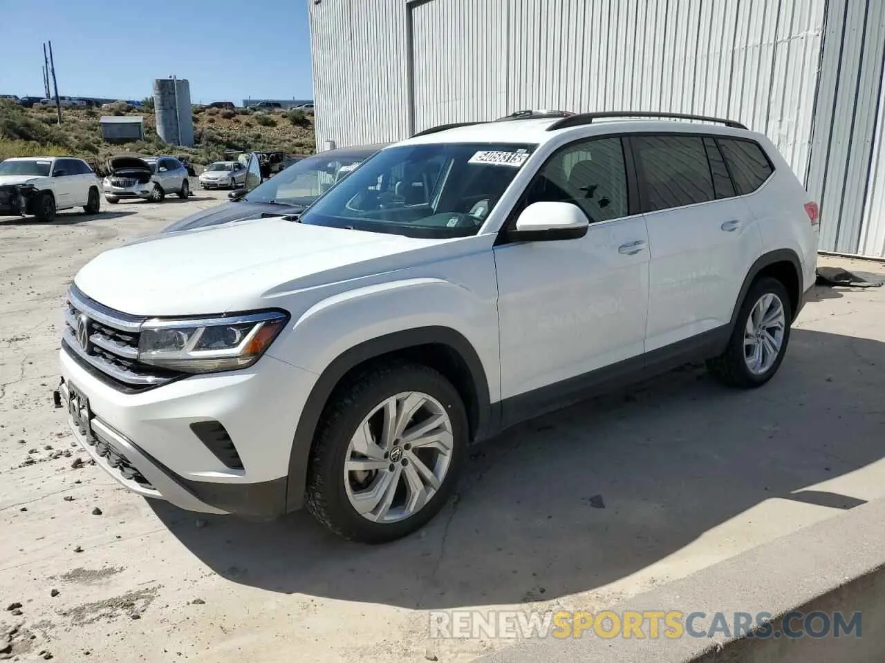 1 Photograph of a damaged car 1V2HR2CA9MC566296 VOLKSWAGEN ATLAS 2021