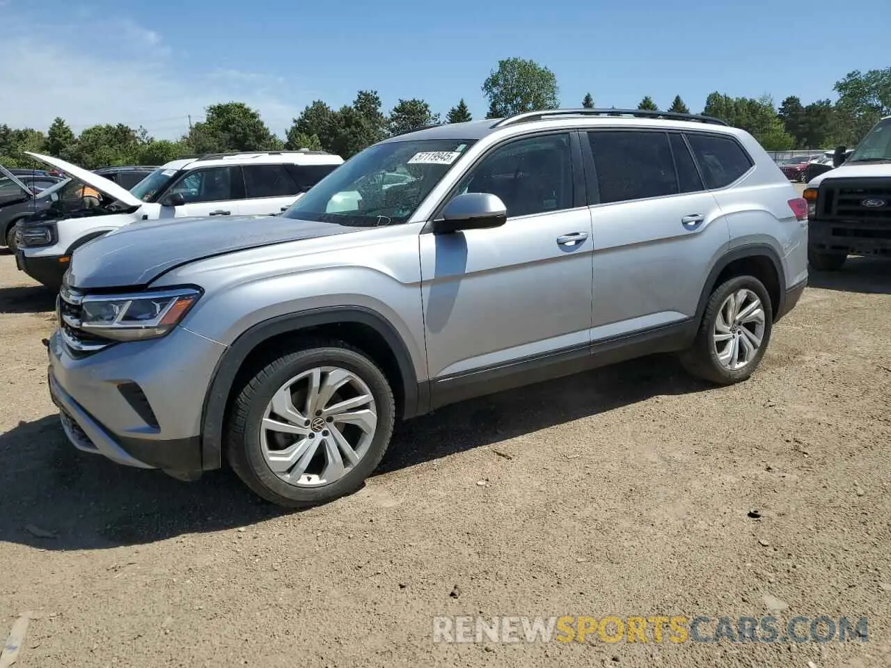 1 Photograph of a damaged car 1V2HR2CAXMC514837 VOLKSWAGEN ATLAS 2021