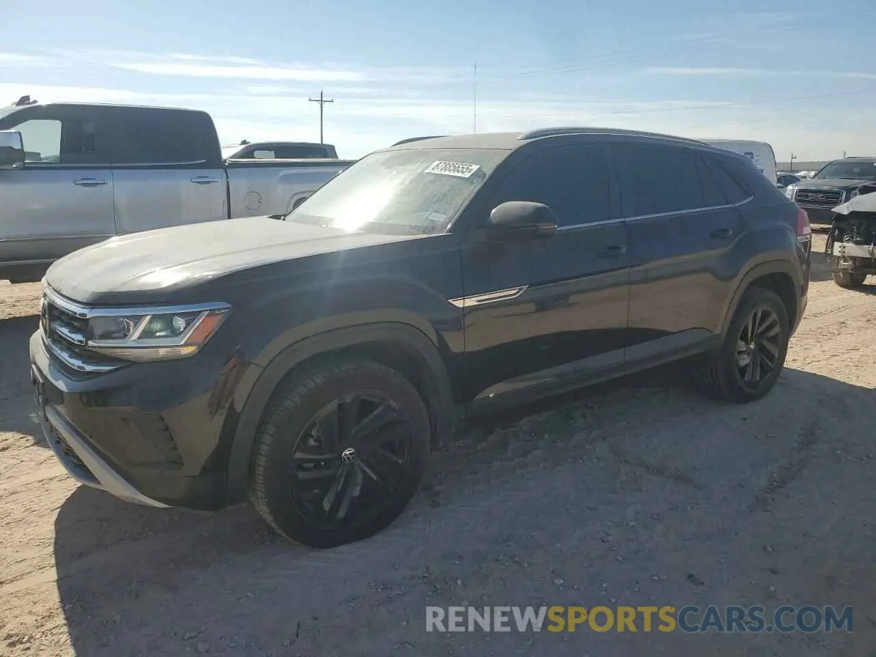 1 Photograph of a damaged car 1V2JC2CA2MC208850 VOLKSWAGEN ATLAS 2021
