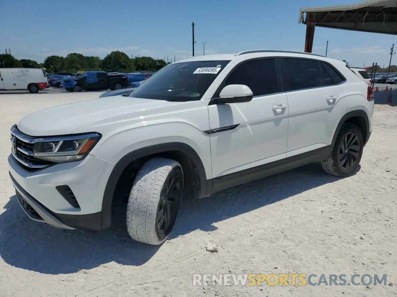 1 Photograph of a damaged car 1V2JE2CA5MC240542 VOLKSWAGEN ATLAS 2021