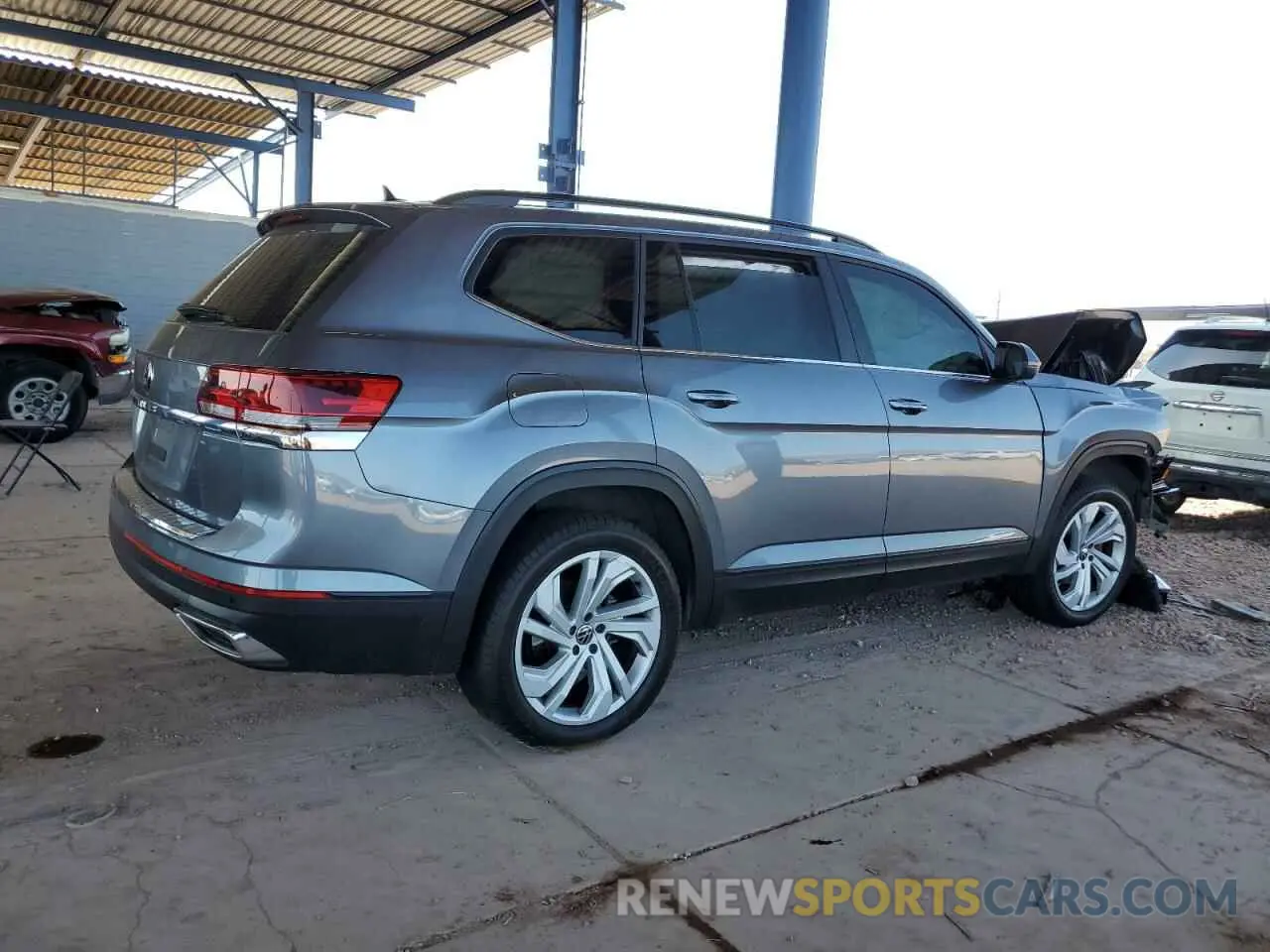 3 Photograph of a damaged car 1V2JP2CA3MC522186 VOLKSWAGEN ATLAS 2021