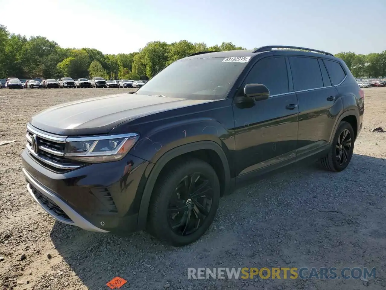 1 Photograph of a damaged car 1V2JR2CA2MC555416 VOLKSWAGEN ATLAS 2021