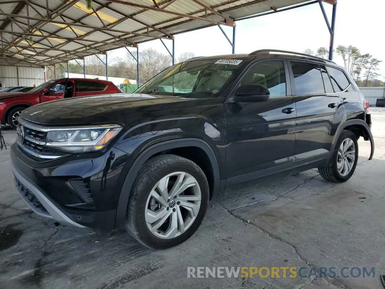 1 Photograph of a damaged car 1V2JR2CA4MC542604 VOLKSWAGEN ATLAS 2021