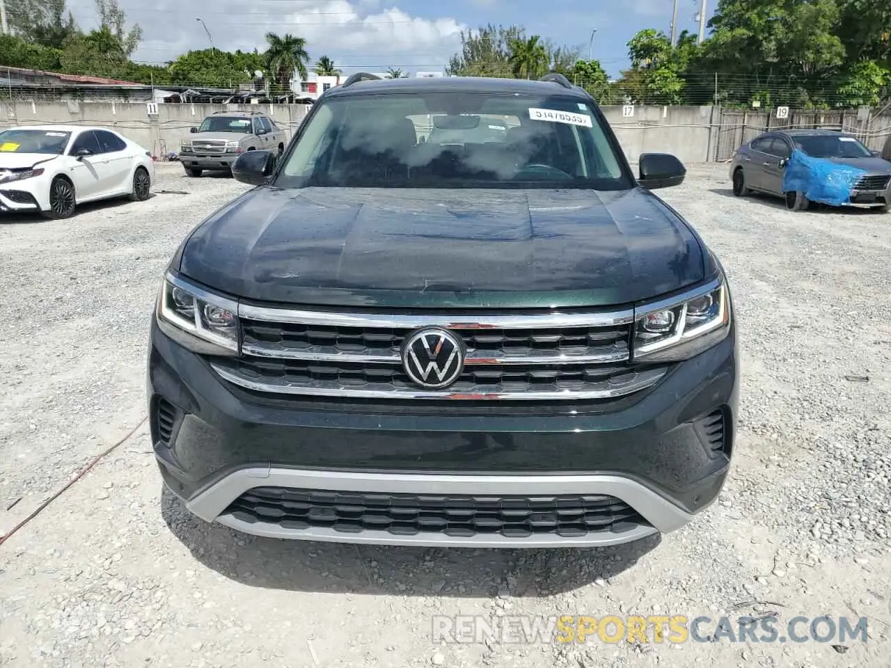 5 Photograph of a damaged car 1V2JR2CA4MC594332 VOLKSWAGEN ATLAS 2021