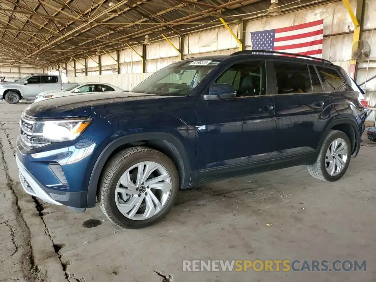 1 Photograph of a damaged car 1V2JR2CA4MC598266 VOLKSWAGEN ATLAS 2021