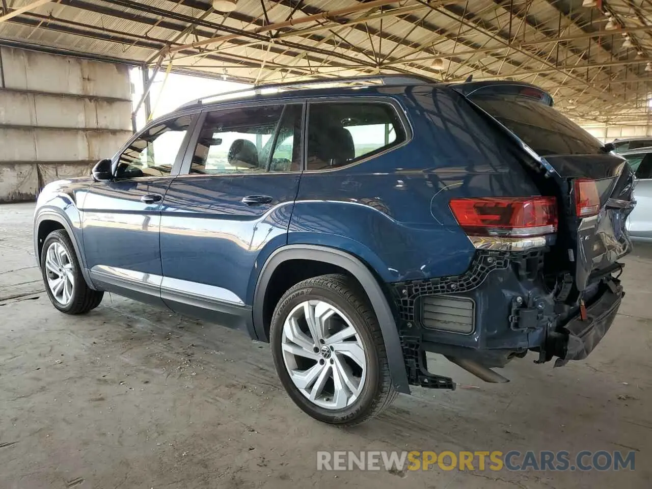 2 Photograph of a damaged car 1V2JR2CA4MC598266 VOLKSWAGEN ATLAS 2021