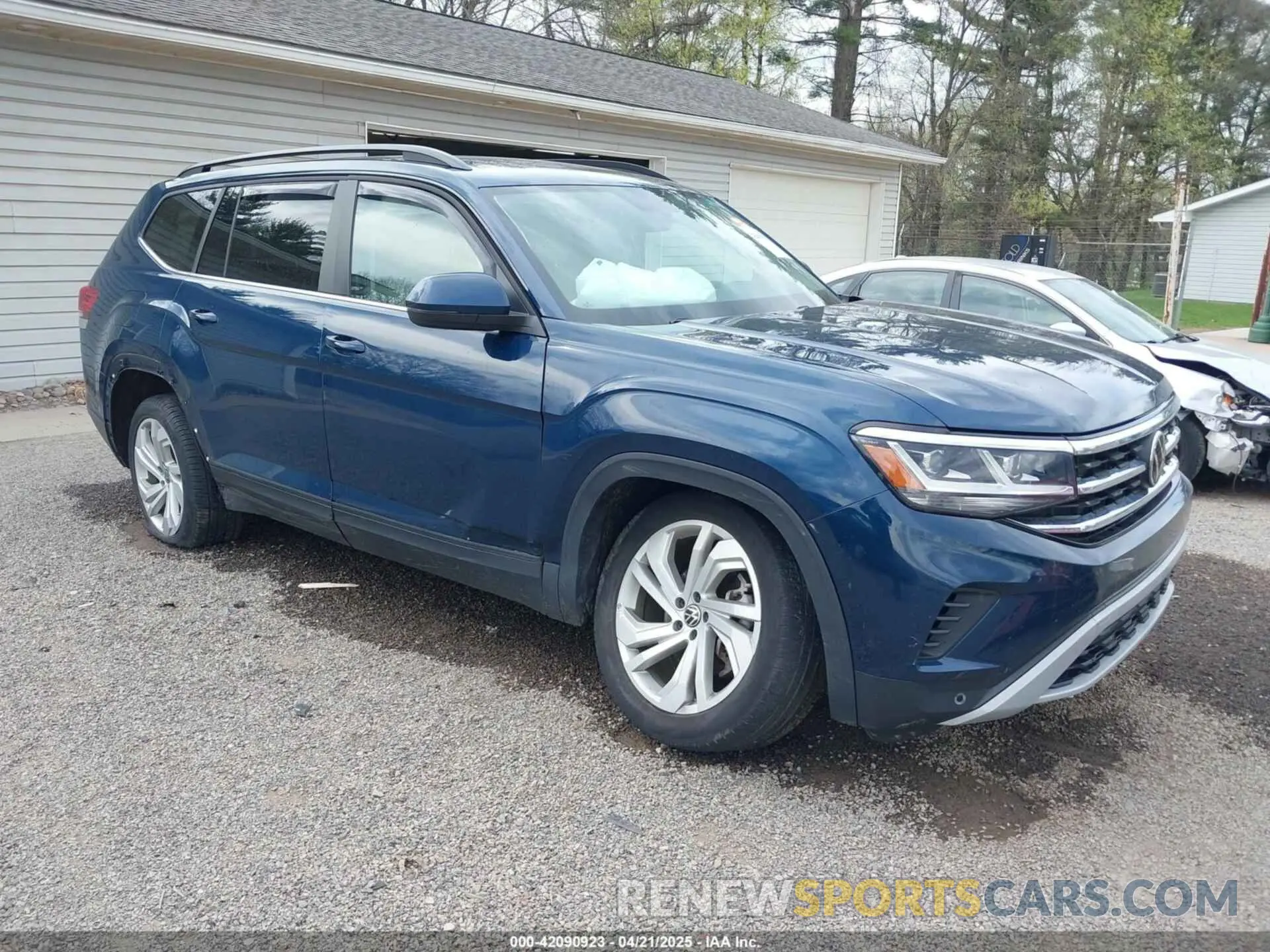 1 Photograph of a damaged car 1V2JR2CA9MC547054 VOLKSWAGEN ATLAS 2021
