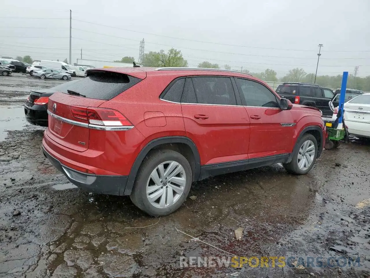 3 Photograph of a damaged car 1V2KC2CA3MC204438 VOLKSWAGEN ATLAS 2021