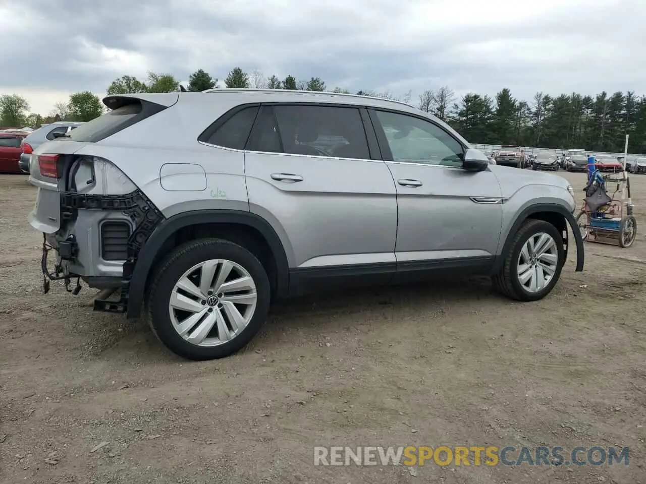 3 Photograph of a damaged car 1V2KE2CA5MC205519 VOLKSWAGEN ATLAS 2021