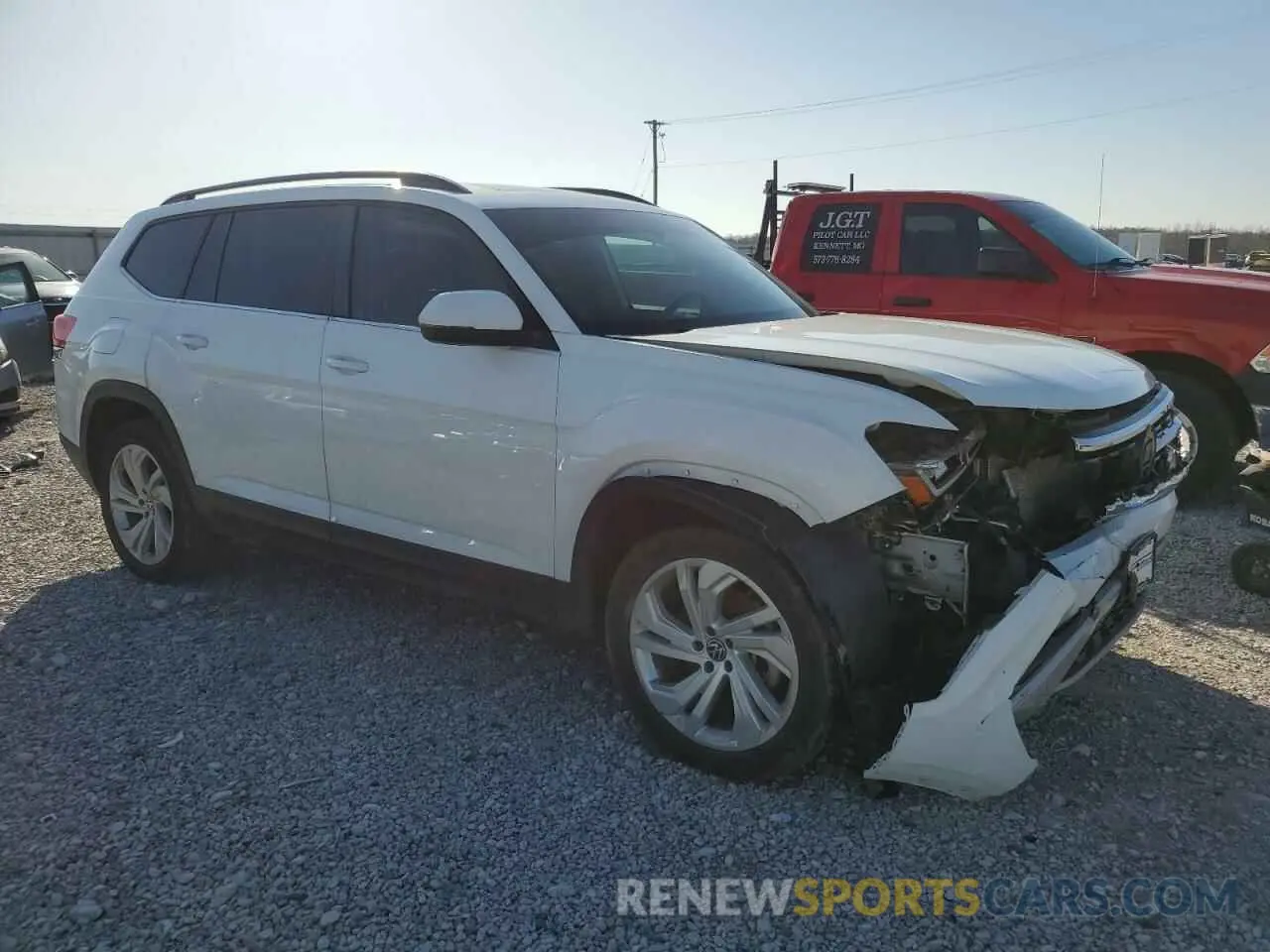 4 Photograph of a damaged car 1V2KP2CA3MC544046 VOLKSWAGEN ATLAS 2021
