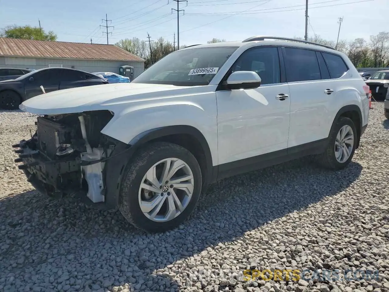 1 Photograph of a damaged car 1V2KR2CA2MC605431 VOLKSWAGEN ATLAS 2021