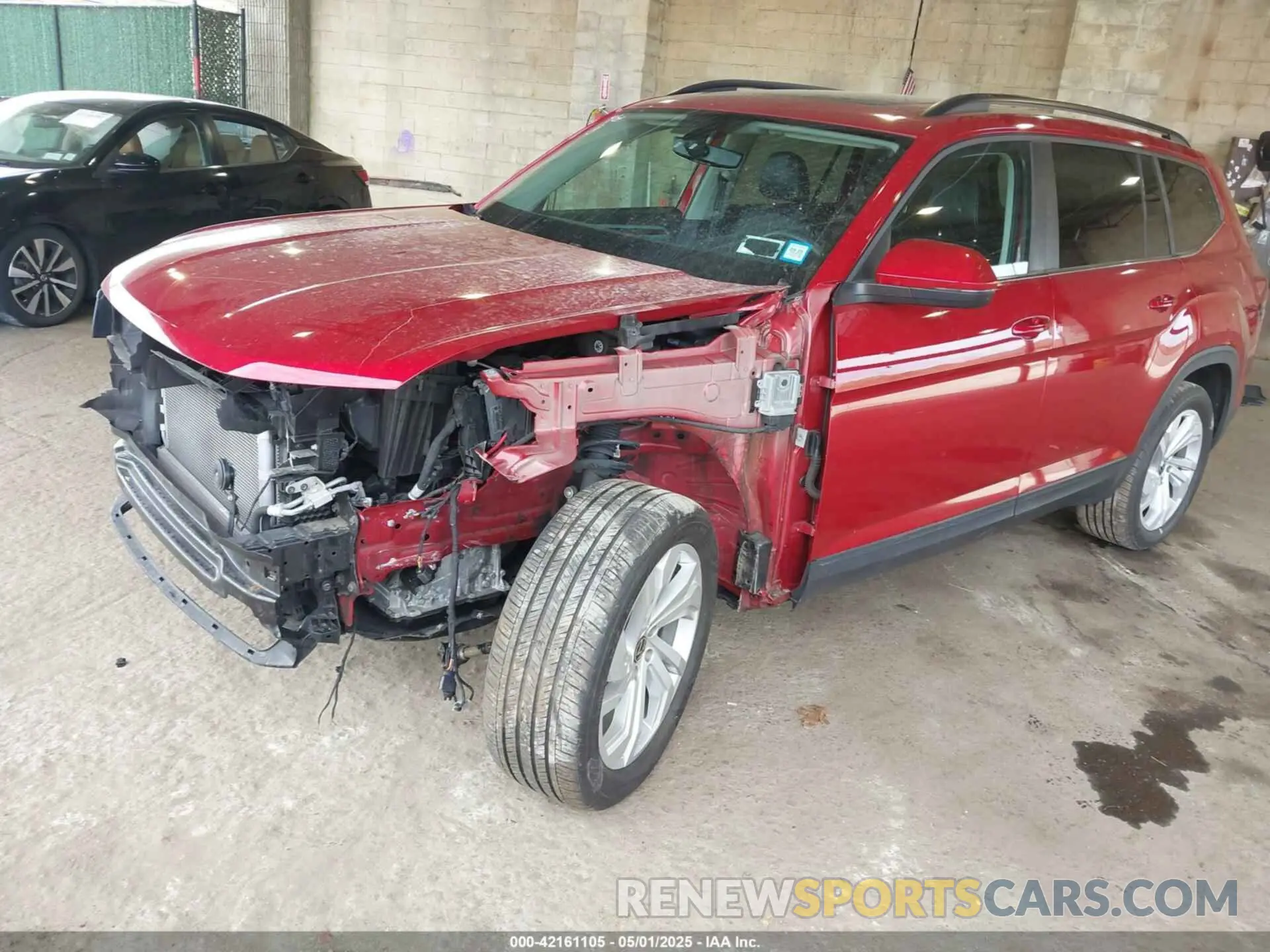 2 Photograph of a damaged car 1V2KR2CA3MC559155 VOLKSWAGEN ATLAS 2021