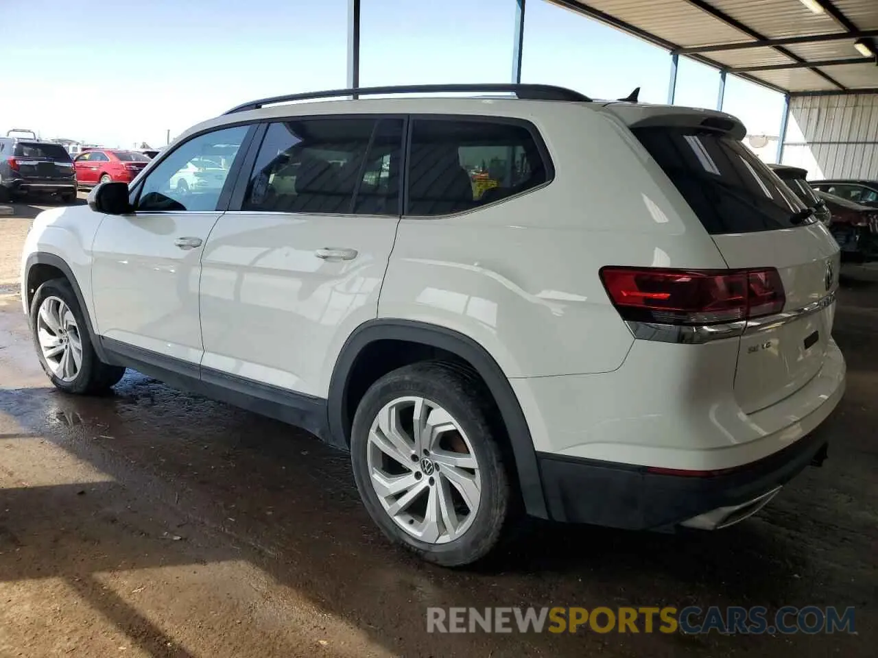 2 Photograph of a damaged car 1V2KR2CA4MC501796 VOLKSWAGEN ATLAS 2021