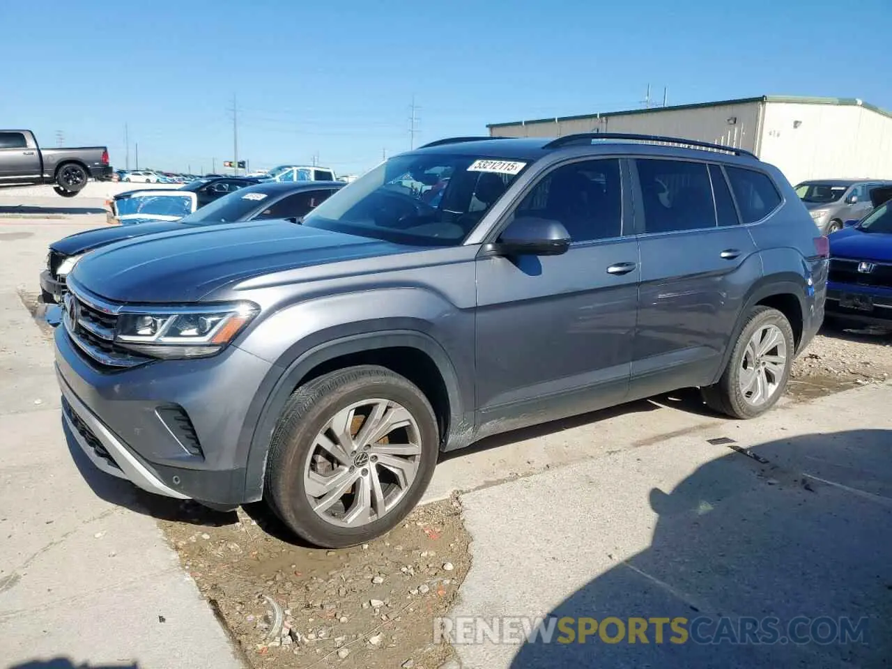 1 Photograph of a damaged car 1V2KR2CA7MC535814 VOLKSWAGEN ATLAS 2021