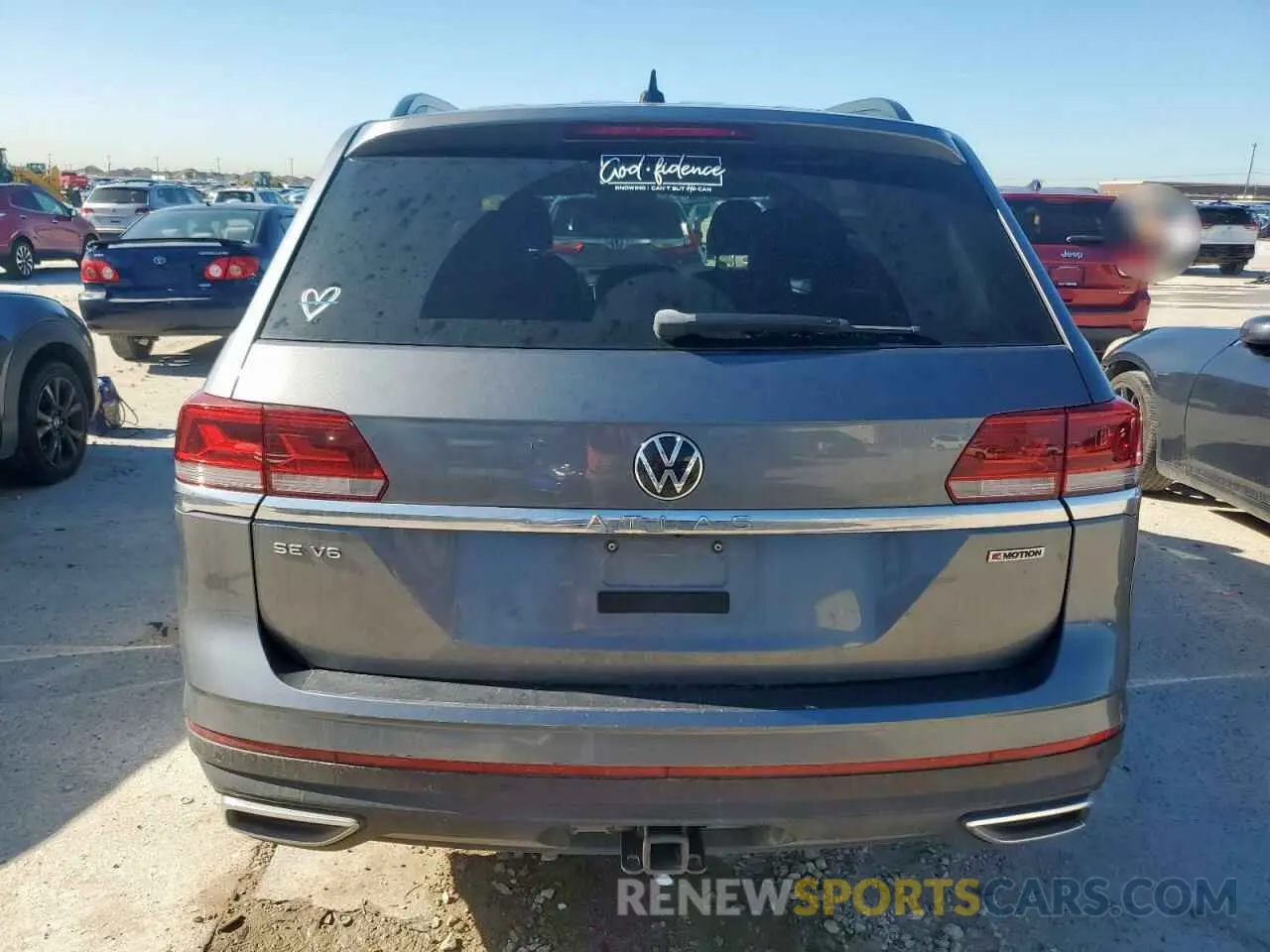 6 Photograph of a damaged car 1V2KR2CA7MC535814 VOLKSWAGEN ATLAS 2021