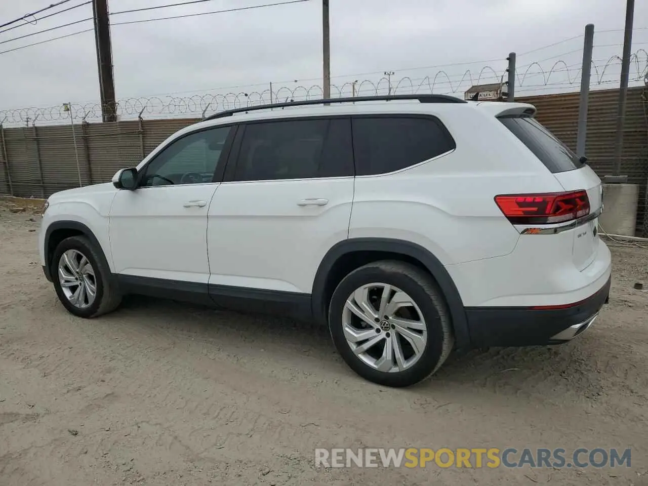 2 Photograph of a damaged car 1V2KR2CA8MC501445 VOLKSWAGEN ATLAS 2021
