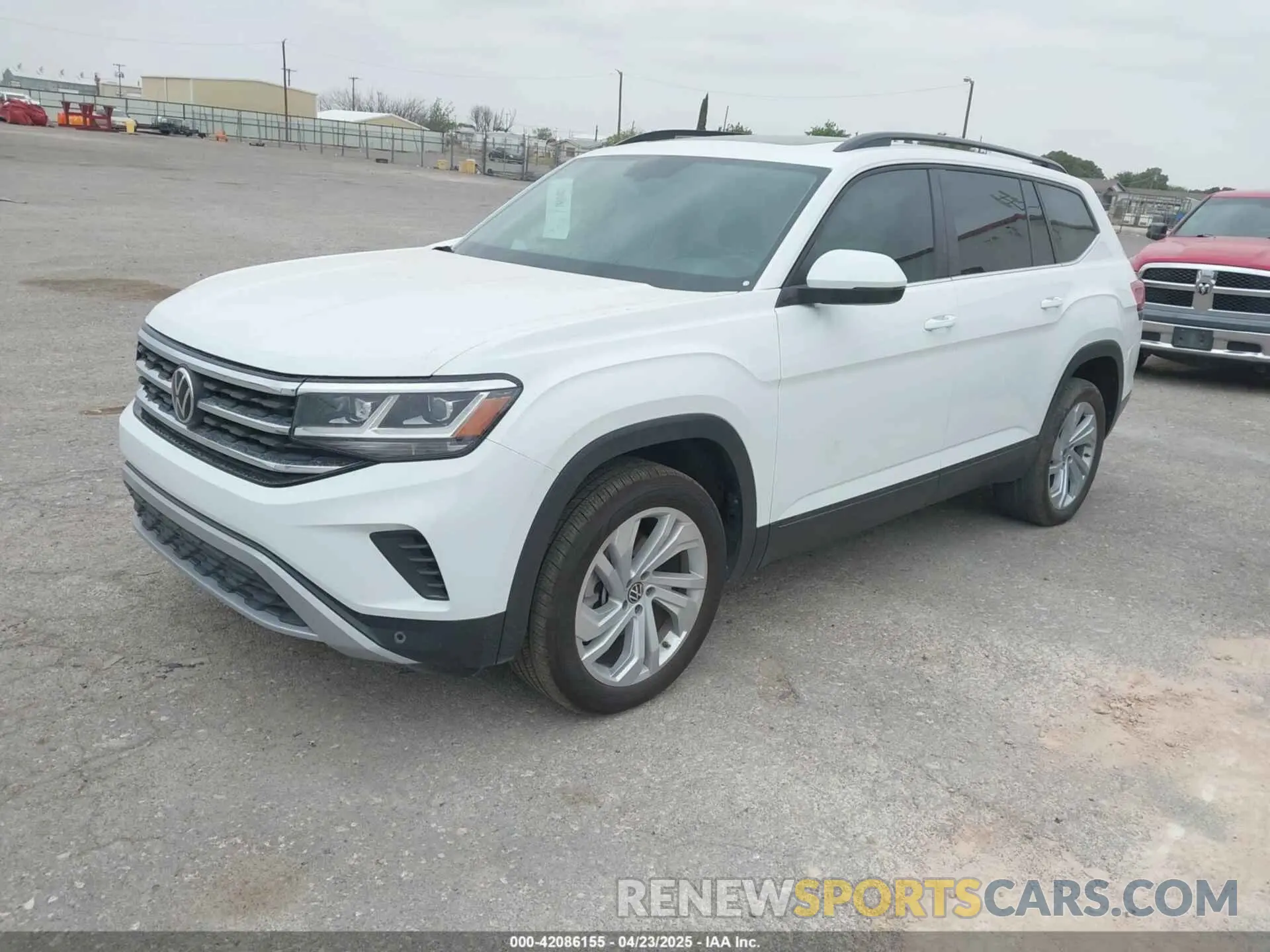 2 Photograph of a damaged car 1V2KR2CA9MC607239 VOLKSWAGEN ATLAS 2021
