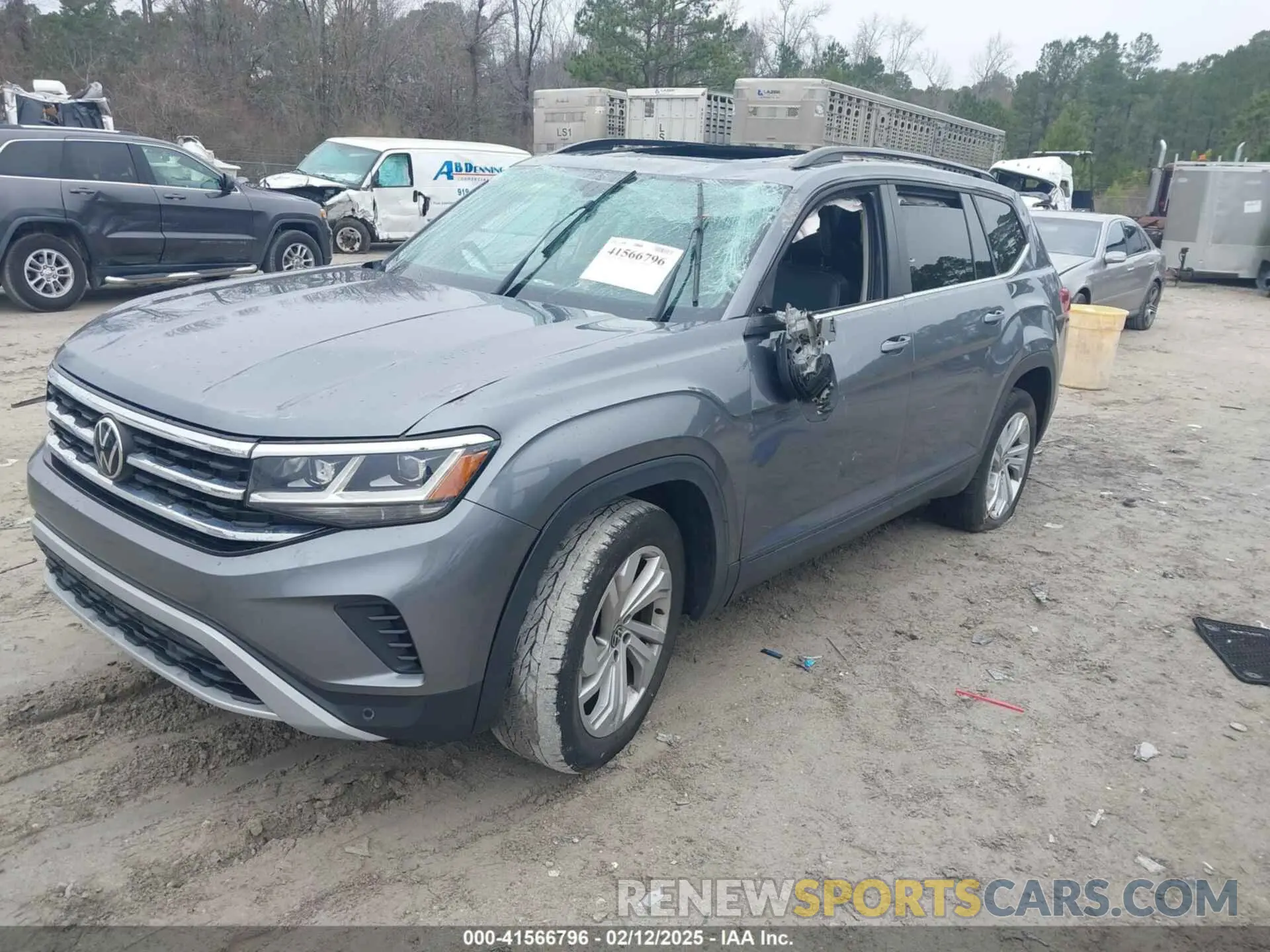 2 Photograph of a damaged car 1V2KR2CAXMC513192 VOLKSWAGEN ATLAS 2021