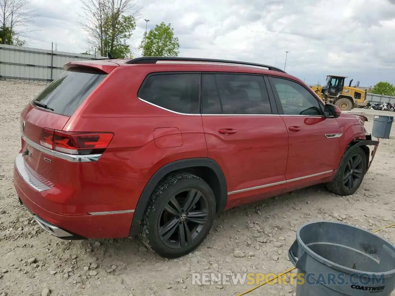 3 Photograph of a damaged car 1V2NR2CA7MC507251 VOLKSWAGEN ATLAS 2021